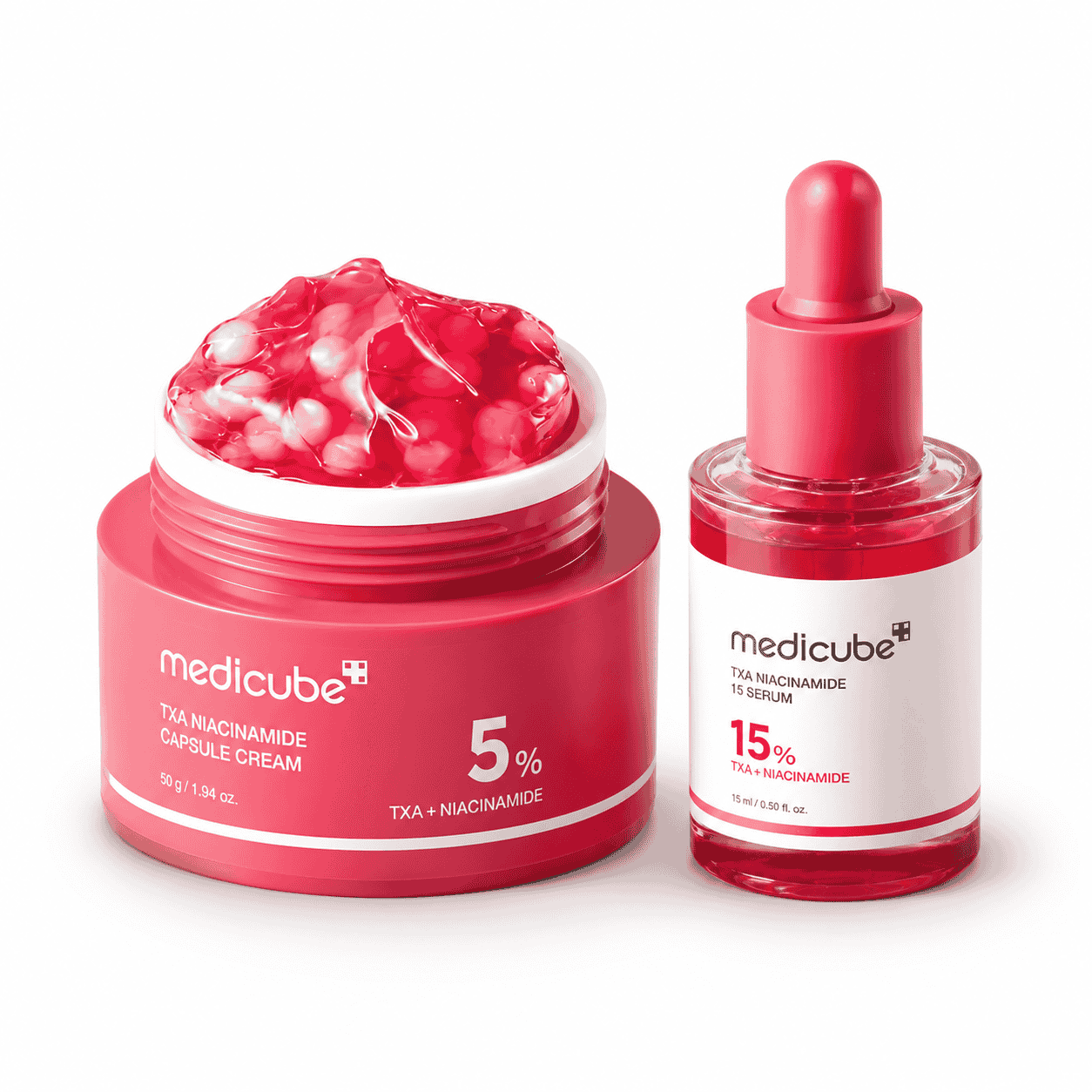Medicube TXA Niacinamide Capsule Cream & Medicube TXA Niacinamide Serum