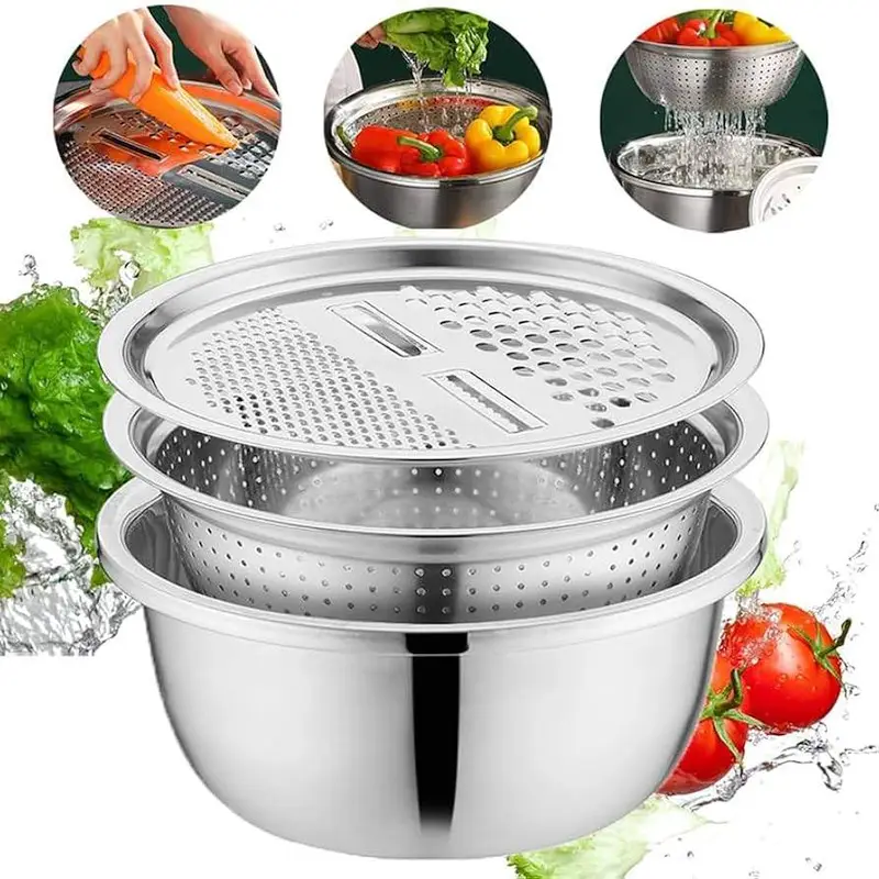 3-in-1 Stainless Steel Vegetable Slicer